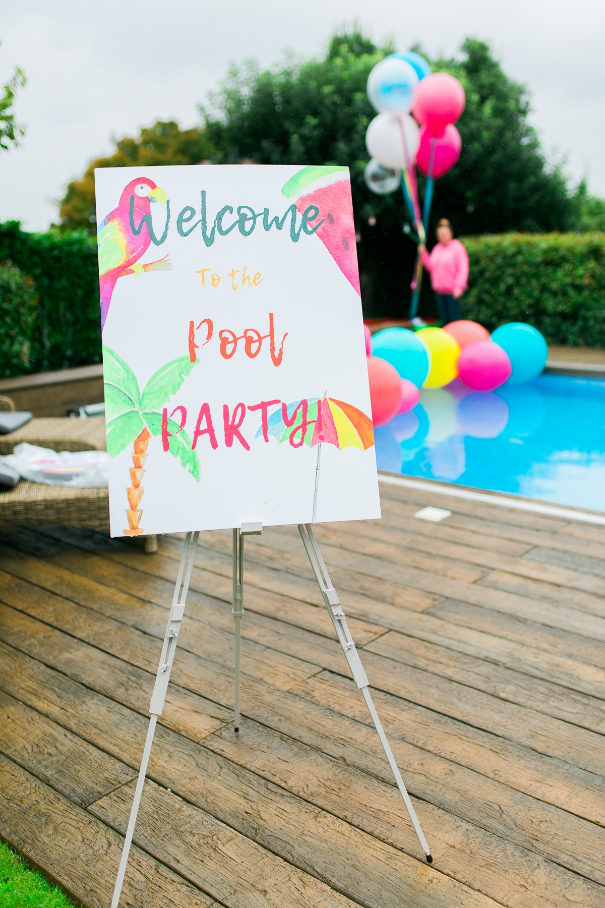 Pool Party Sign